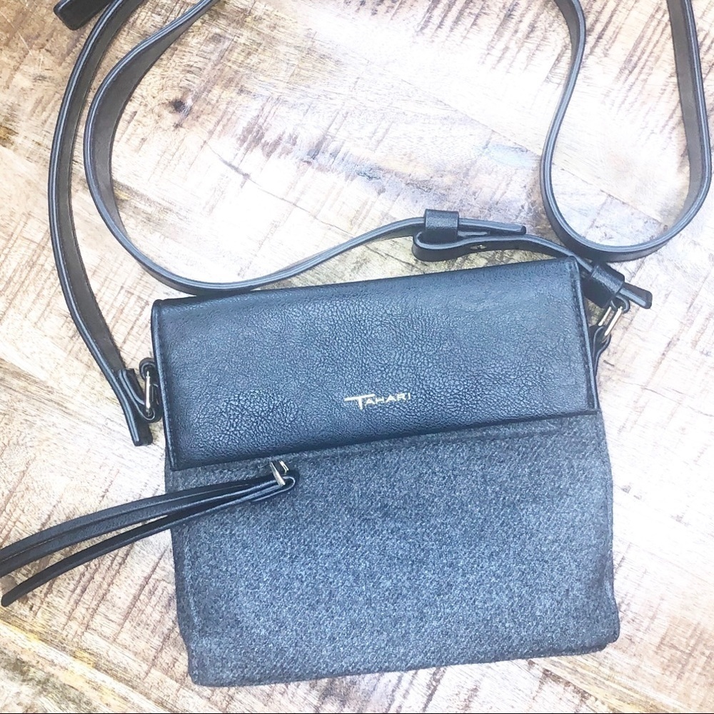 ✅ Tahari Black Crossbody